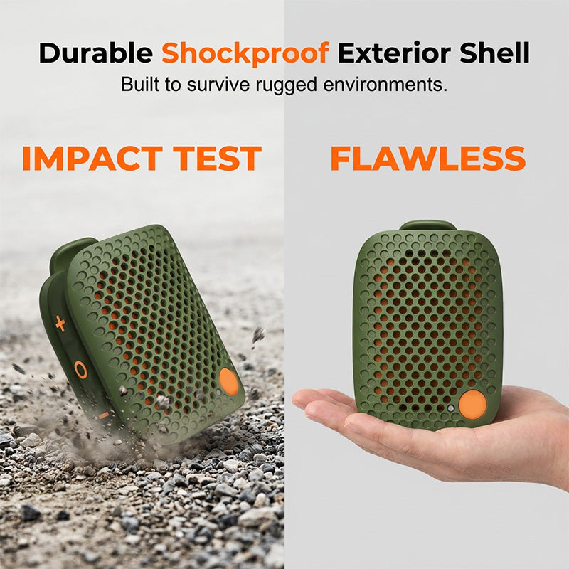 🔥LIMITED TIME 49% OFF! 🎵Mini Portable Bluetooth Speaker, TWS Stereo Pairing, IPX5 Waterproof Wireless Speaker for Outdoor, Shower & Travel