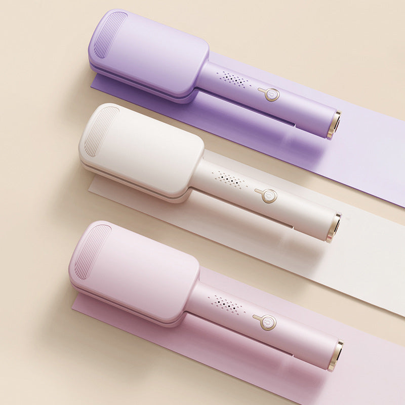 💈Get Gorgeous Wavy Hair At Home! Wavy Curling Iron – Salon Shine & Heat Protection ✨