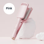 💈Get Gorgeous Wavy Hair At Home! Wavy Curling Iron – Salon Shine & Heat Protection ✨