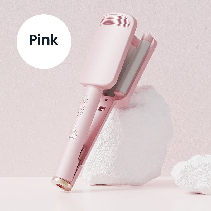 💈Get Gorgeous Wavy Hair At Home! Wavy Curling Iron – Salon Shine & Heat Protection ✨