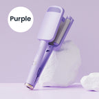 💈Get Gorgeous Wavy Hair At Home! Wavy Curling Iron – Salon Shine & Heat Protection ✨