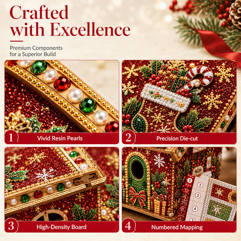 🎄 Sparkly DIY Christmas Decor! 50% OFF Plymagic DIY Pearl Art – Christmas Collection