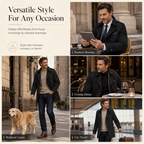 Men's cotton jacket styled for work and everyday wear