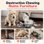🦴 Stop Destructive Chewing! Durable Bone Dog Chew Toy For Large Dogs
