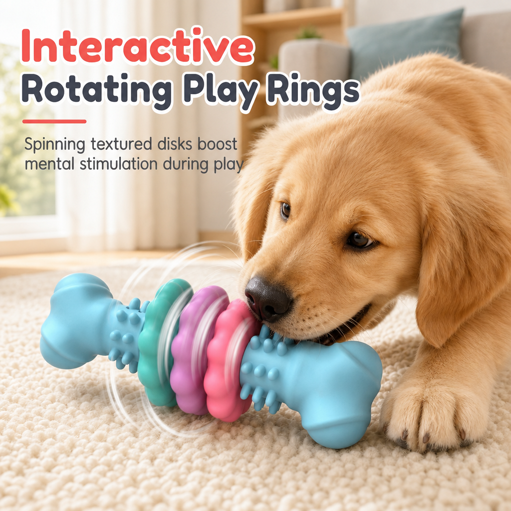 🦴 Stop Destructive Chewing! Durable Bone Dog Chew Toy For Large Dogs