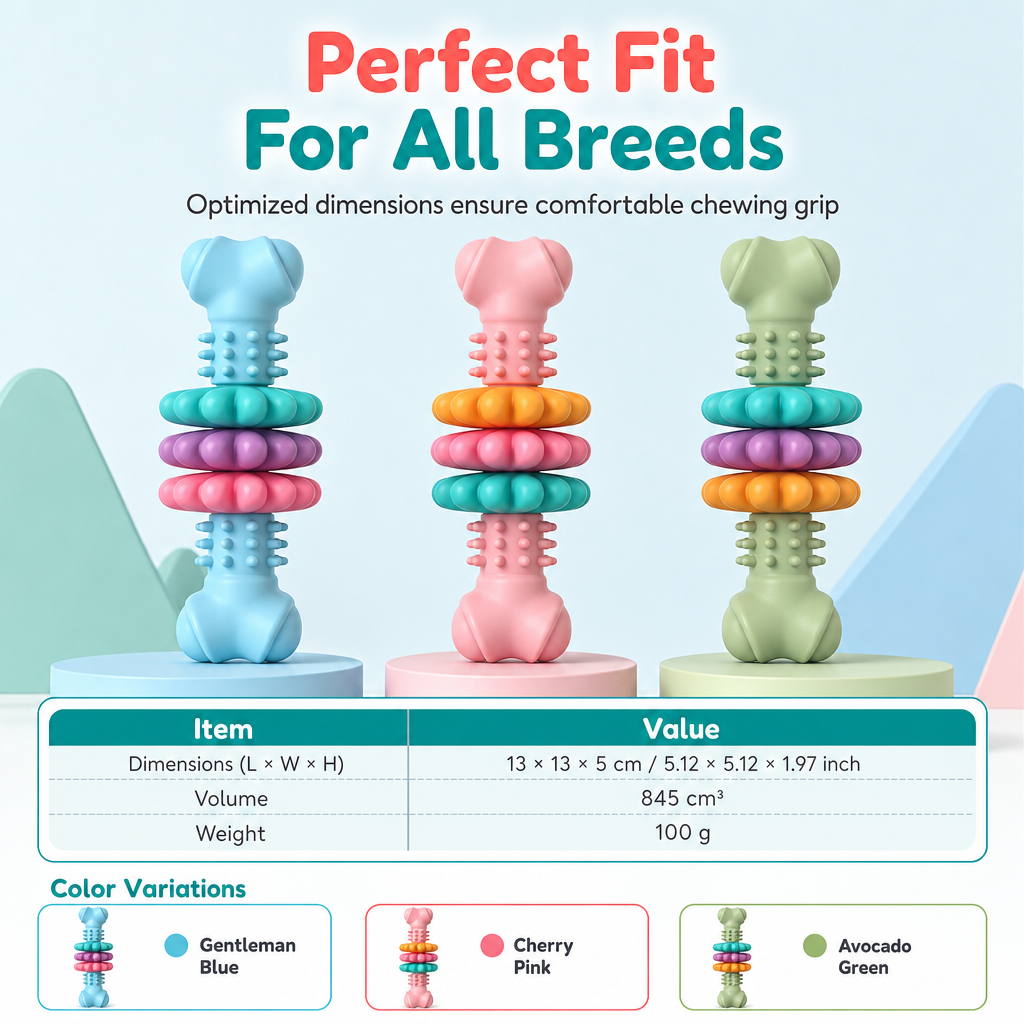 🦴 Stop Destructive Chewing! Durable Bone Dog Chew Toy For Large Dogs