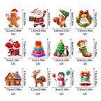 🎄 Want Easy Festive Home Decor? LED Light-Up Christmas Wall Decals, No Mess