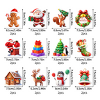 🎄 Want Easy Festive Home Decor? LED Light-Up Christmas Wall Decals, No Mess