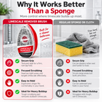🧼 Limescale Remover Bathroom Cleaning Brush