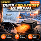 🚗Hot Seller❄️Portable Car Heater Defroster with 360-Degree Rotating Base