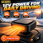 🚗Hot Seller❄️Portable Car Heater Defroster with 360-Degree Rotating Base