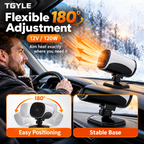 🚗Hot Seller❄️Portable Car Heater Defroster with 360-Degree Rotating Base
