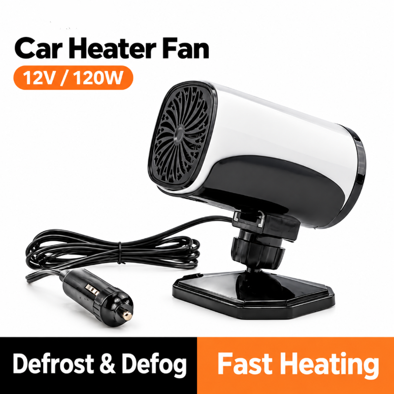 🚗Hot Seller❄️Portable Car Heater Defroster with 360-Degree Rotating Base