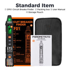 ⚡Tired of guessing which breaker controls your outlet? Digital Circuit Breaker Finder with Built-in Socket Tester