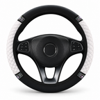 💎Glitter Crystal Steering Wheel Cover | Elastic Leather, Non-Slip, Bling Rhinestone Auto Interior Wheel Protector