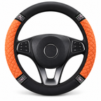 💎Glitter Crystal Steering Wheel Cover | Elastic Leather, Non-Slip, Bling Rhinestone Auto Interior Wheel Protector