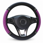 💎Glitter Crystal Steering Wheel Cover | Elastic Leather, Non-Slip, Bling Rhinestone Auto Interior Wheel Protector