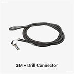 🚰Fix Clogged Pipes Fast! 🛠️Electric Drill Driven Drain Dredging Spring