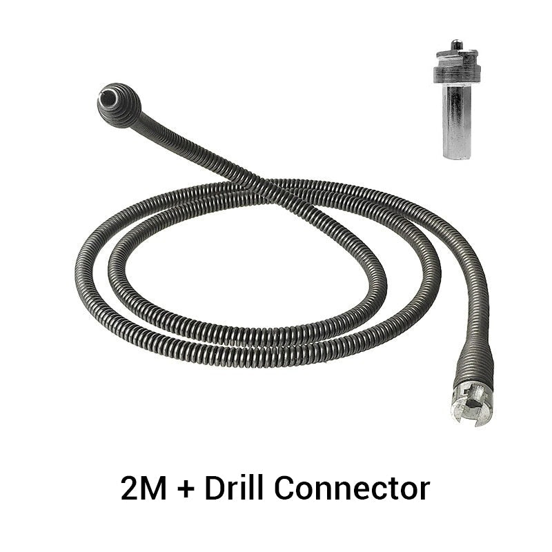 🚰Fix Clogged Pipes Fast! 🛠️Electric Drill Driven Drain Dredging Spring