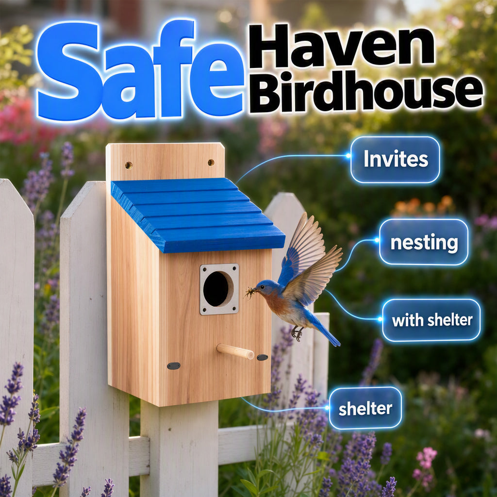🔥50% OFF! Weatherproof Wooden Outdoor Birdhouse