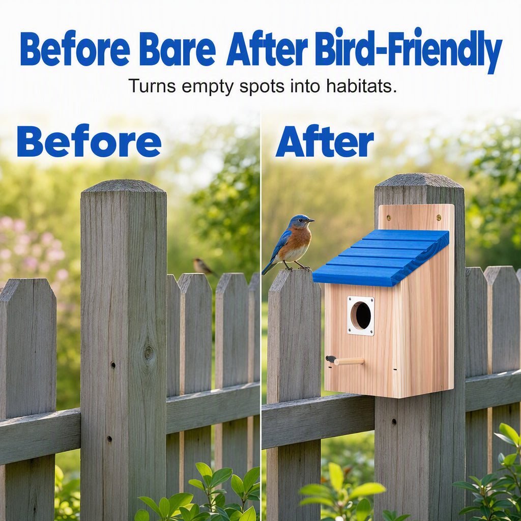 🔥50% OFF! Weatherproof Wooden Outdoor Birdhouse