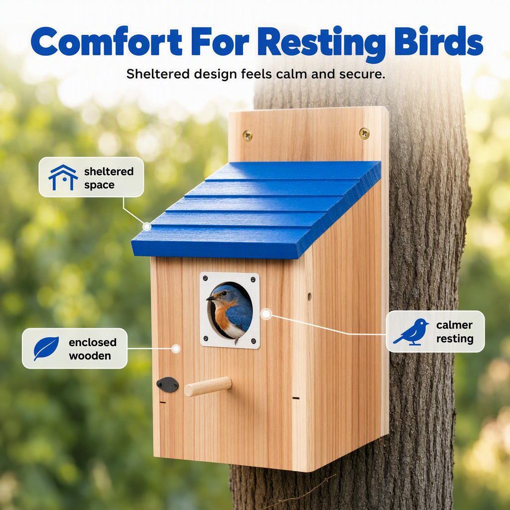 🔥50% OFF! Weatherproof Wooden Outdoor Birdhouse