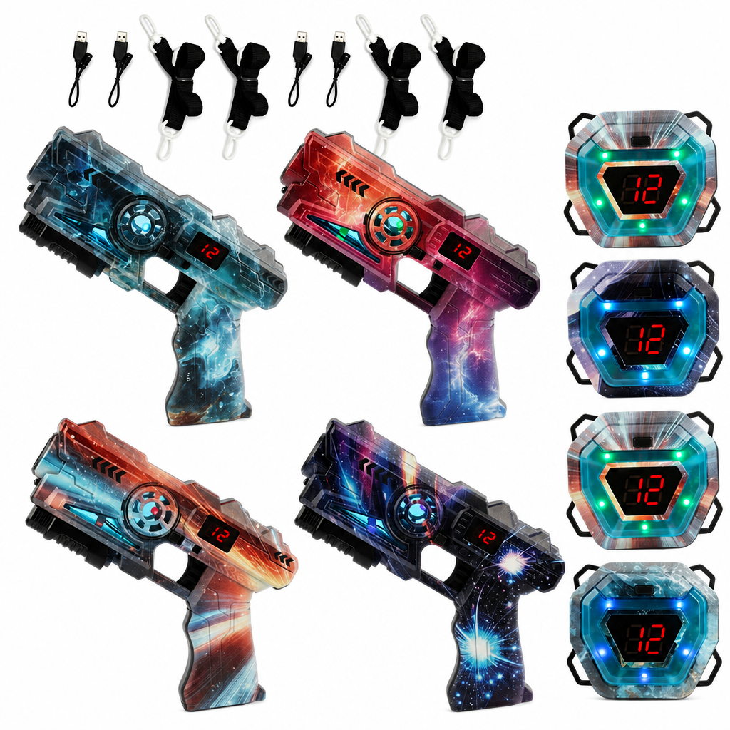 ⏰50% OFF Limited Offer🎮Kids Laser Tag Gun Set with Sensors & Projection Function, Boys Interstellar Battle Game Toy