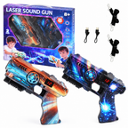 ⏰50% OFF Limited Offer🎮Kids Laser Tag Gun Set with Sensors & Projection Function, Boys Interstellar Battle Game Toy