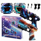 ⏰50% OFF Limited Offer🎮Kids Laser Tag Gun Set with Sensors & Projection Function, Boys Interstellar Battle Game Toy
