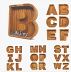 🎁Custom Engraved Wooden Piggy Bank | Personalized Keepsake Gift for Boys & Girls