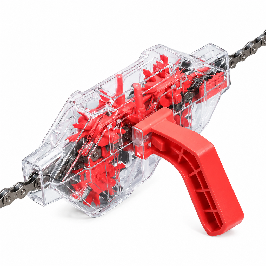 🧴Bike Chain Cleaning Tool | Clear Body, Easy Degreasing, Convenient Bicycle Maintenance