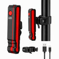 🚴 LIMITED TIME | 48% OFF! 🔴 Rechargeable Bike Rear Safety Light – Laser Signal, IPX5 Waterproof & USB Charging 💡