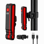 🚴 LIMITED TIME | 48% OFF! 🔴 Rechargeable Bike Rear Safety Light – Laser Signal, IPX5 Waterproof & USB Charging 💡