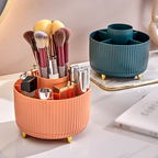 ✨360° Rotating Desk Organizer | Multi Compartment Storage for Office Supplies & Vanity Makeup