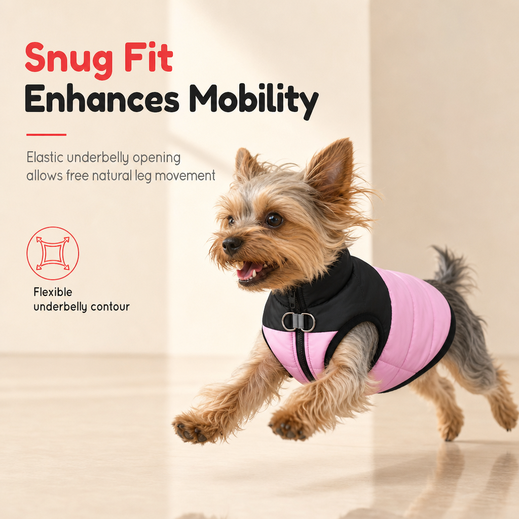 🐶Chilly Weather Coming! Thick Padded Dog Winter Vest, Windproof, Keeps Your Pup Cozy Outdoors