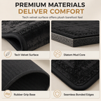⏳50% OFF Limited Sale! Non-Slip Absorbent Bathroom Floor Mat, Quick Dry & Soft Underfoot