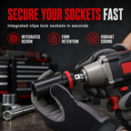 Tired Of Sockets Falling Off Your Impact Wrench? Heavy-Duty Socket Retaining Clips For Secure, Quick Setup