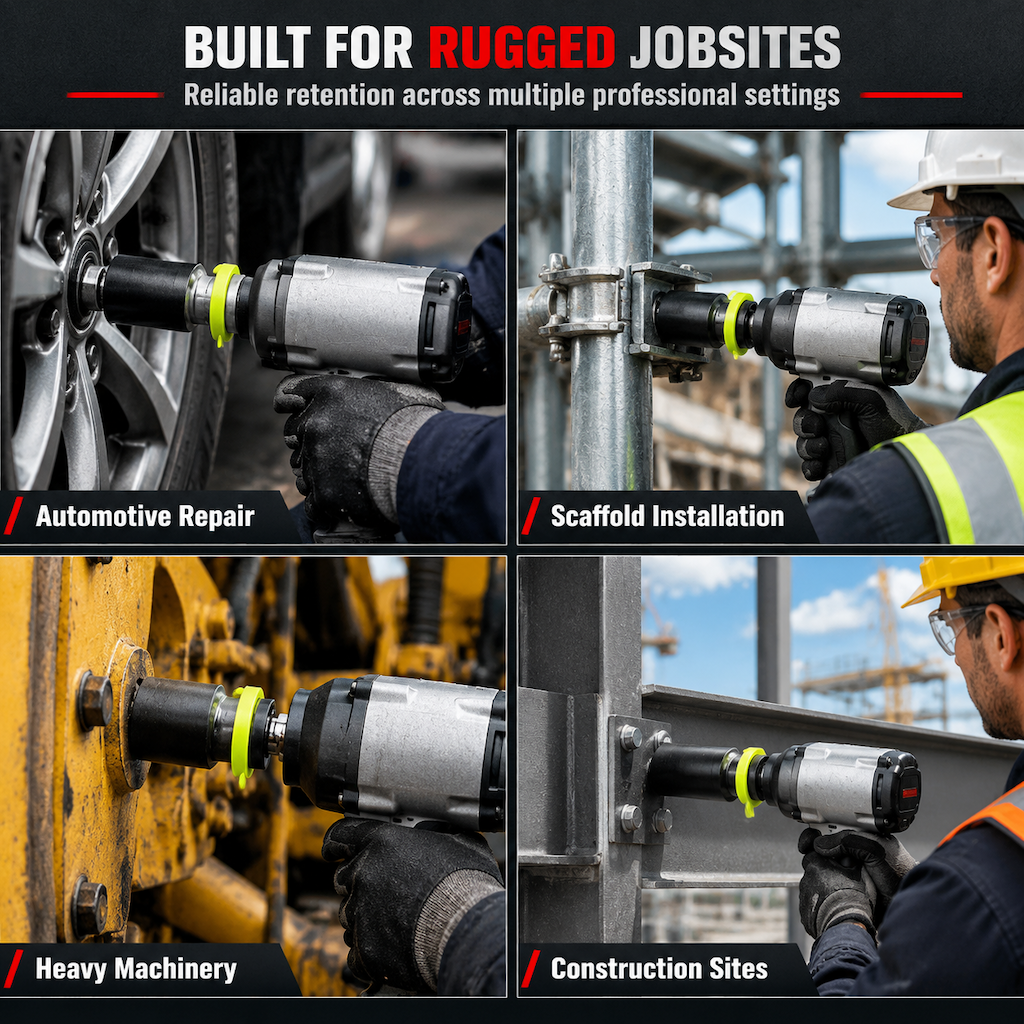 Tired Of Sockets Falling Off Your Impact Wrench? Heavy-Duty Socket Retaining Clips For Secure, Quick Setup