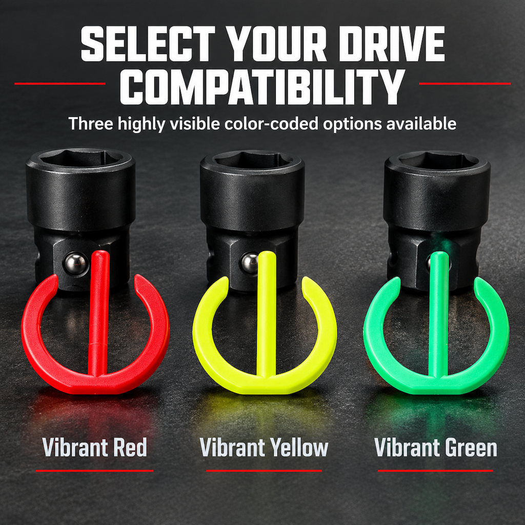 Tired Of Sockets Falling Off Your Impact Wrench? Heavy-Duty Socket Retaining Clips For Secure, Quick Setup