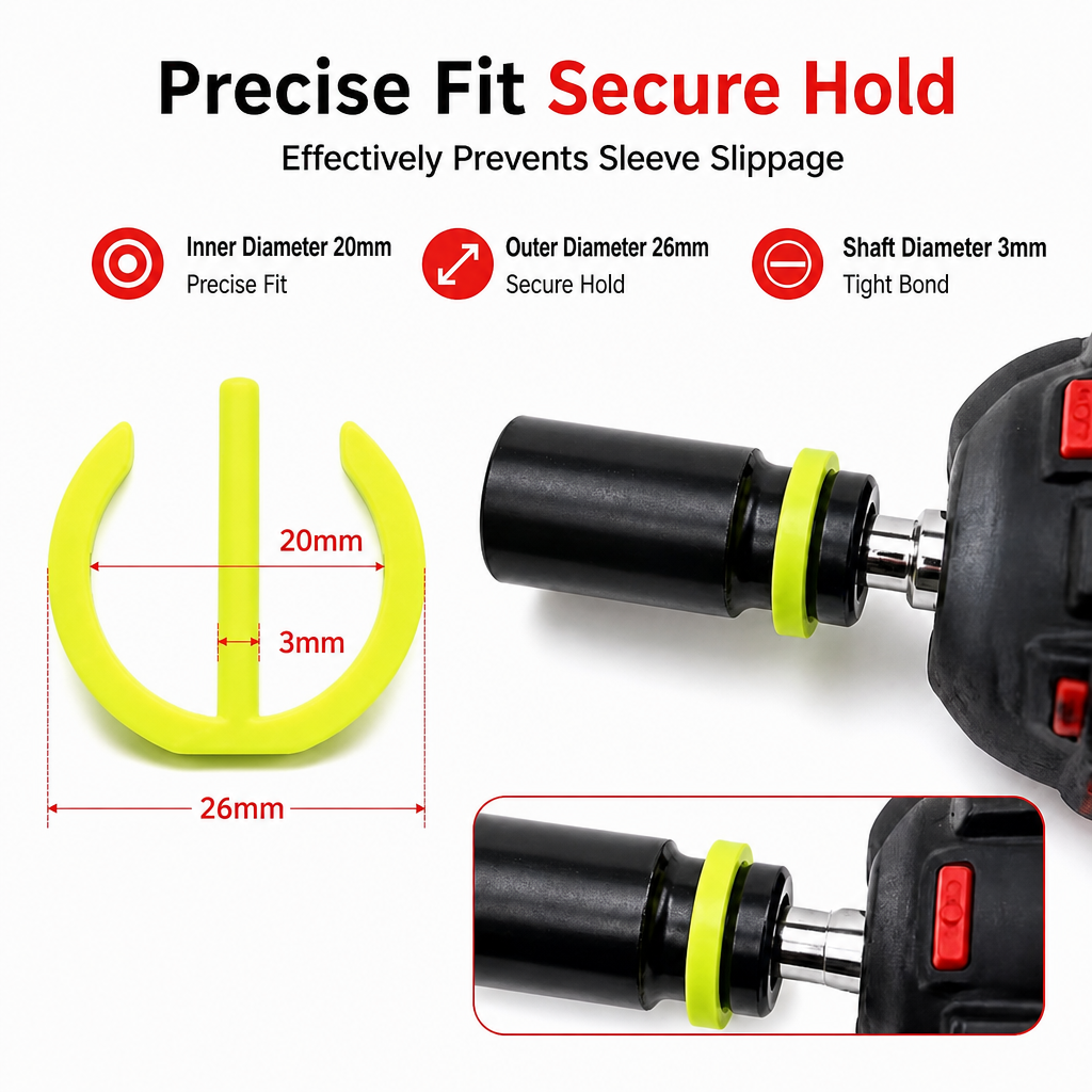 Tired Of Sockets Falling Off Your Impact Wrench? Heavy-Duty Socket Retaining Clips For Secure, Quick Setup