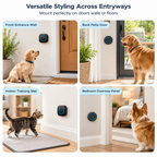 Wireless Touch Sensor Dog Doorbell, Touch Activated Potty Training Bell for Pets