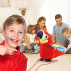 🔥LIMITED TIME 49% OFF! 🦜Interactive Talking Parrot Plush Toy, Repeats What You Say, Electronic Stuffed Bird Toy for Kids