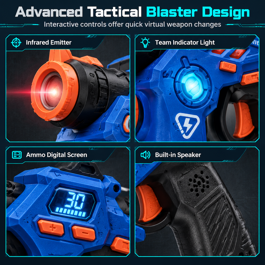 🔥CHRISTMAS SALE 49% OFF! 🎄Kids Laser Tag Battle Toy Set