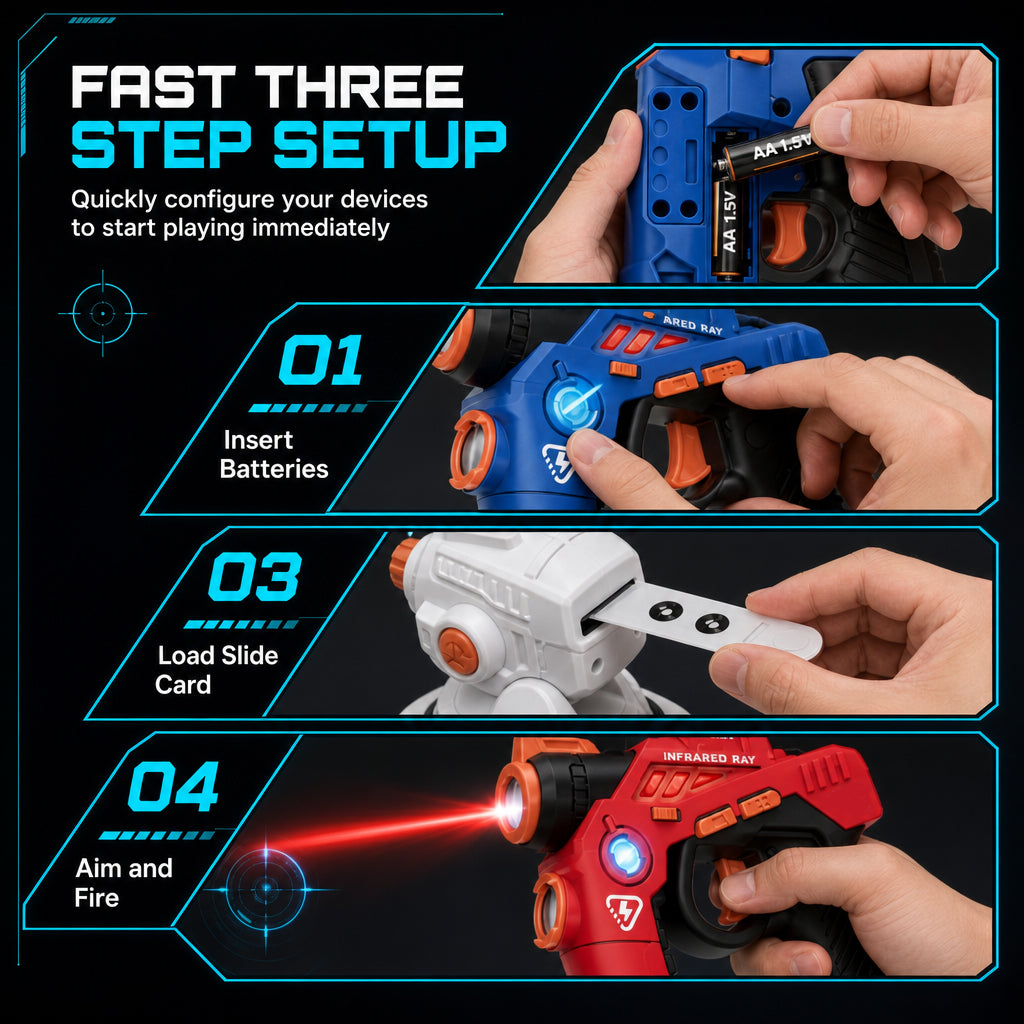 🔥CHRISTMAS SALE 49% OFF! 🎄Kids Laser Tag Battle Toy Set
